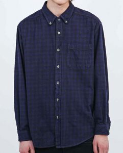 Flamboyant Dense Check Vintage Flannel Shirt Wholesale